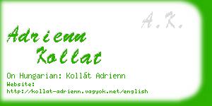 adrienn kollat business card